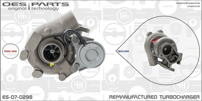 OES PARTS Kompresors, Turbopūte ES-07-0298